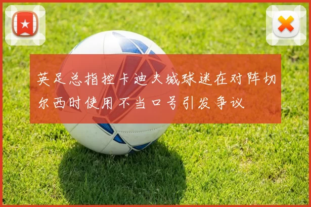 英足总指控卡迪夫城球迷在对阵切尔西时使用不当口号引发争议